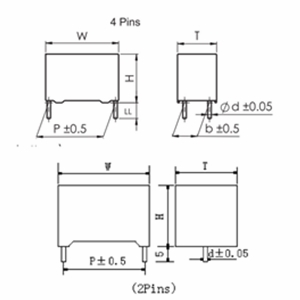 MKP SH金属化聚丙烯薄膜DC-LINK电容器（壳式）